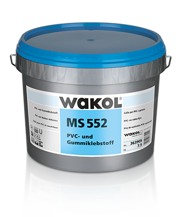 WAKOL MS 552 PVC, Vinyl und Gummiklebstoff 7,5 kg Eimer